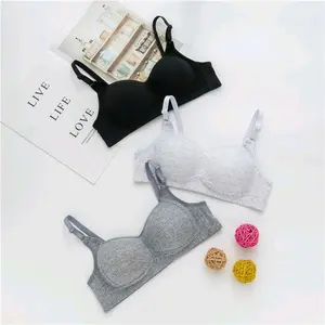 Brasay Bra Push Up Tanpa Kawat Style Pakaian Dalam  Wanita 9007 Bh Motif Katun Busa Tipis... bralette