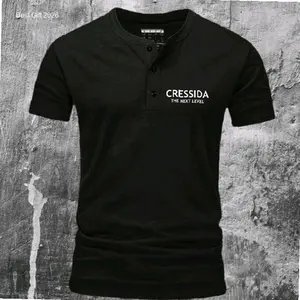 KAOS HANLEY LOGO CS KAOS KANCING 3 KAOS PRIA LENGAN PENDEK NEW Keren Polos Baju Dewasa | Hot Item