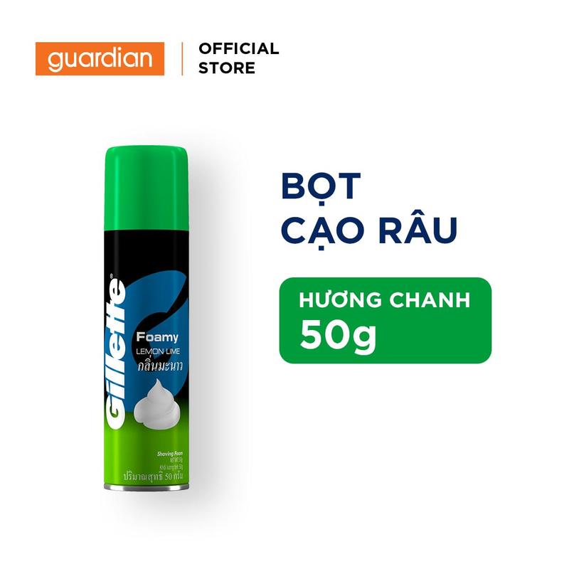 Bọt cạo râu Gillette Foamy Hương Chanh - 50G