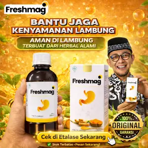 Freshmag Madu Original – Paket 1 Botol (Isi 200ml) Madu Herbal untuk Menjaga Kesehatan Lambung Pengobatan Alternatif Lambung Kronis