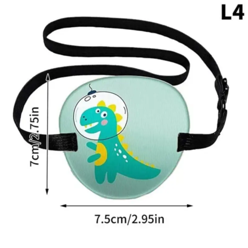 Terapi Lazy Eye Patch Amblyopia Orthoptic penutup mata malas Juling bajak laut Per Pcs 3
