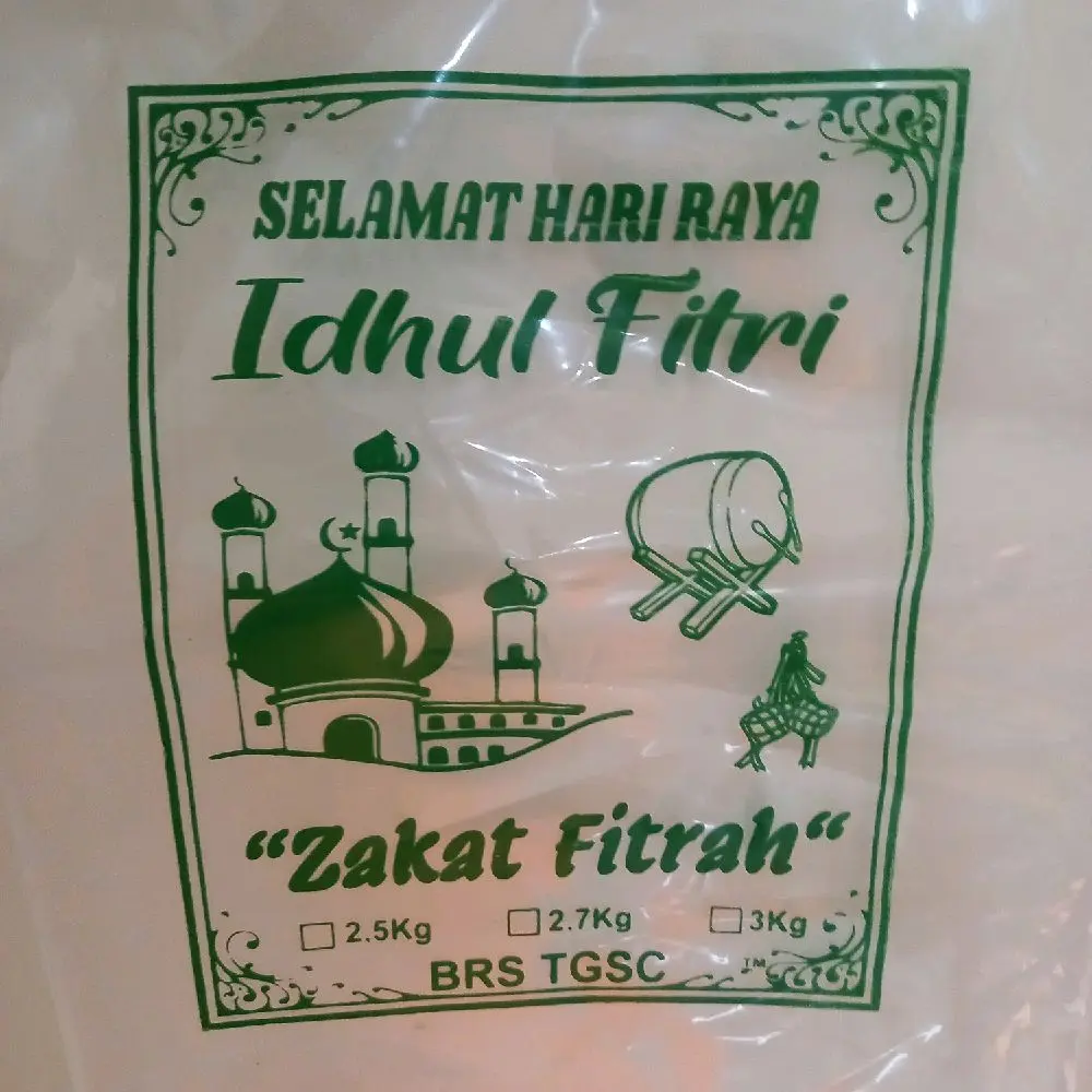 50 pcs plastik zakat fitrah