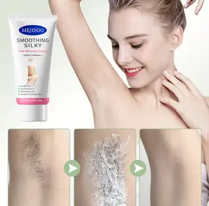 Hair Removal Cream(Free Spatula)  Perontok bulu permanen perontok bulu kemaluan penghilang bulu ketiak hair removal cream 60gpenghilang bulu kaki lengan paha perontok bulu kemaluan cream Tidak nyeri dan tidak berbau Penghilangan rambut dengan cepat