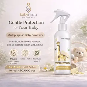 BABYMIZU Baby Sanitizer Hypoallergenic All Purpose Sanitizing Water Natural Food Grade Aman Tertelan Tanpa Bahan Berbahaya