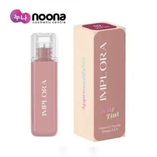 Implora Jelly Tint Lipstik Gel Gloss 5ML - Bibir Halus, Bervolume, dan Melembabkan Bibir - Orange 1