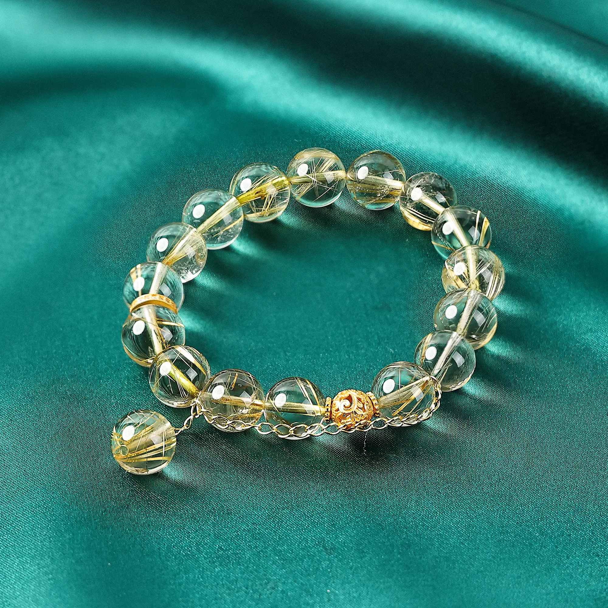 Cloud Jewelry Designed Blonde Crystal 10MM Bracelet Crystal  Accessories