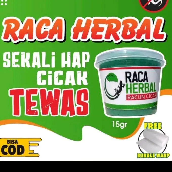 RACUN CICAK HERBAL 15 GRAM AMPUH MEMBASMI CICAK CECAK