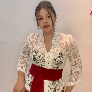 Kebaya jadi tangan lonceng strech