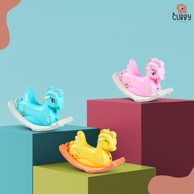 Mainan Kuda-Kudaan Anak Rocking Horse 334 Unicorn - Kuat Hingga 50 KG - Toys 7