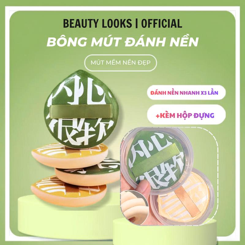 Combo Mút Tán Kem Nền Bigsize Trang Điểm Mềm Mại Và Đàn Hồi Đánh Nền Cực Nhanh
