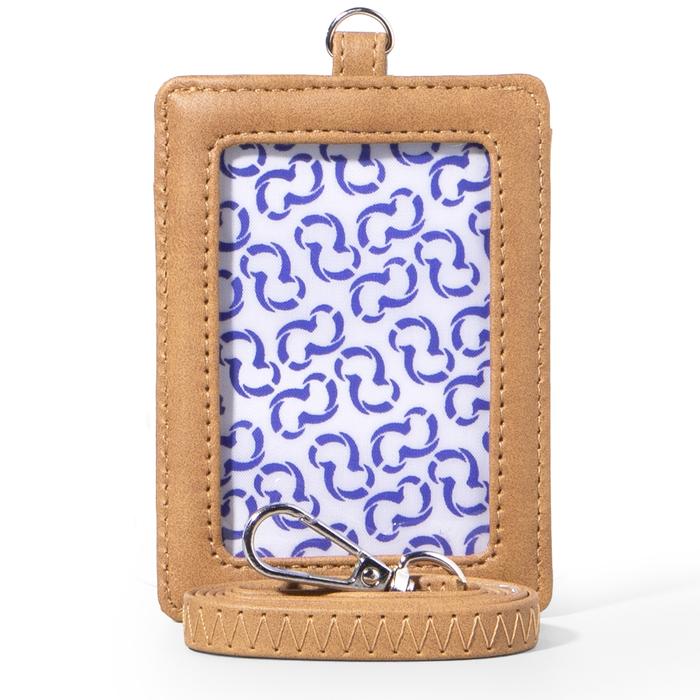 Gambar Wallts Aiken Leather Brown - Lanyard Name Tag Id Card dari Wallts Kota Bandung Tokopedia