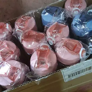 [SHE LASH MOU] B-02 Botol Minum 1 Liter Bening Transparan / Botol Air Minum Anak Sekolah Sedotan Anti Bocor