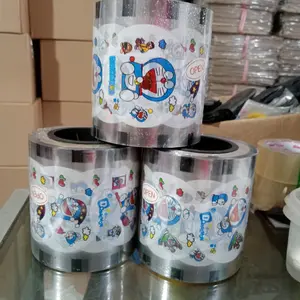 PLASTIK LID SEALER CUP MOTIF DORAEMON ISI -+ 1000 CUP