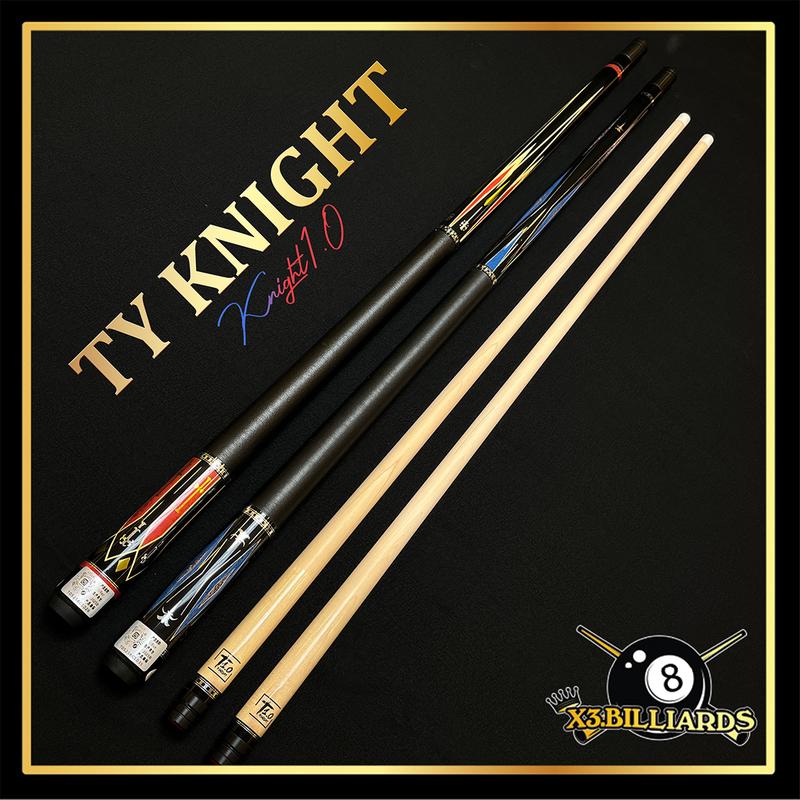 Cơ Bida Lỗ Pool TY Knight Blue Ngọn Công Nghệ Knight 1.0 Giảm Bạt Giảm Văng Ren Radial Dễ Nâng Cấp