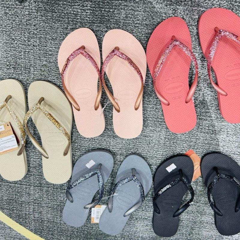 DÉP HAVAIANAS NỮ KIM TUYẾN SỢI ĐẾ TRÒN 5 MÀU NHÀ THIÊN TRANG . CAO SU . NGOÀI TRỜI . DU LỊCH . ĐI BIỂN . ĐI CHƠI . ĐI TIỆC . GIRL PHỐ 2025