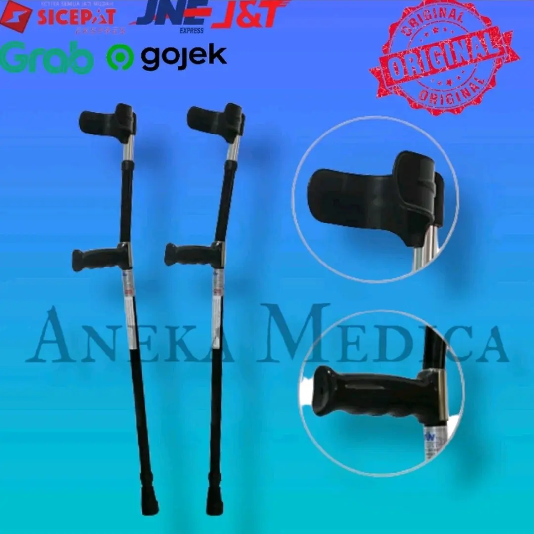 tongkat elbow siku hitam onemed