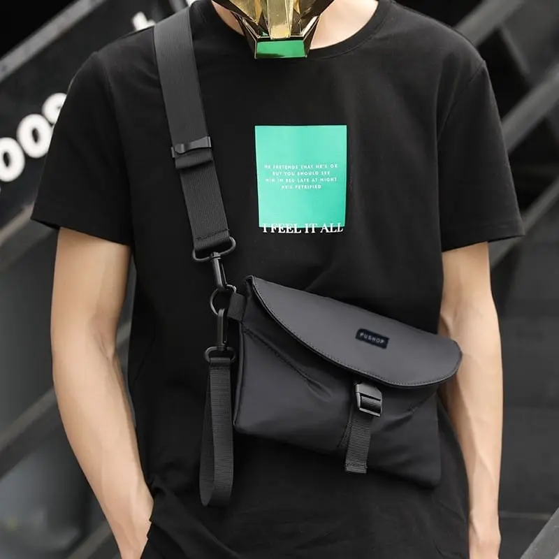 PUSHOP Tas Selempang Pria Wanita CROSS - Slingbag Uniseks Sling bag 2 in 1 Kasual Waterproof 4