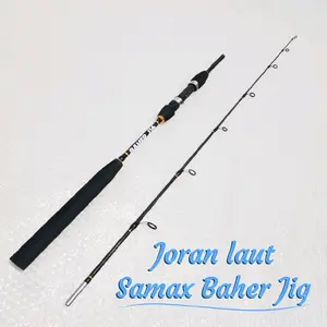 joran pancing laut murah kuat samax jigging fiber solid padat 150 165 180 198 cm Ikan