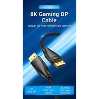 Gambar Vention Kabel DisplayPort DP 1.4 Male to Male HD Cabble 8K 2M dari WINS OFFICIAL STORE Kota Administrasi Jakarta Utara 2 Tokopedia