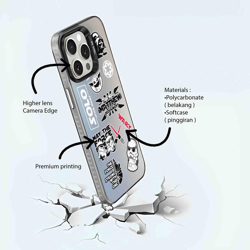 Product Introduction of Kesing Hp Motif STRWRS Case IMD - Casing Tecn* Hologram Silikon Premium dengan Pelindung Kamera dan TPU Lembut - Handphone, Ponsel - Cover 1