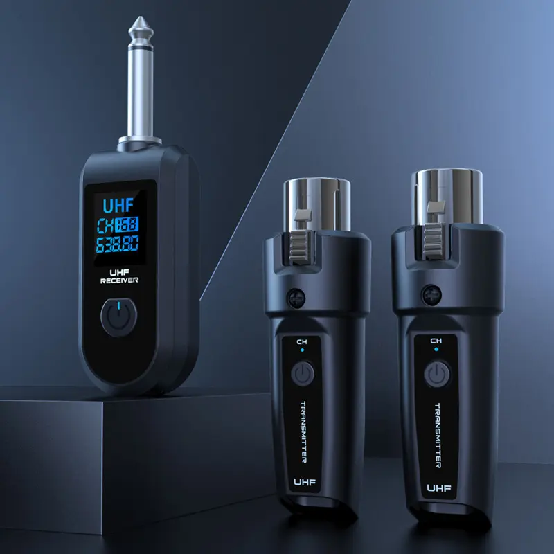 Wireless systemtransmitter and receivermicrophonemicrophone,C01audio transmitterwired microphone,convert to wireless,condenser microphone,dynamic microphone,conference microphone, interview microphone, charging cable included,no lag,ultra long distance