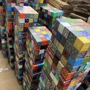 Mainan Edukasi Magnetik 3D Block DIY Building Block 3D Cube Set Susun dan Rakit Bangunan untuk Melatih Imajinasi dan Logika Anak Material Kuat Tahan Lama dan Aman