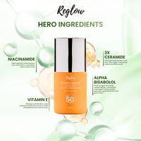 Gambar Reglow Sunscreen SPF 50 PA+++ - Perlindungan Terhadap Sinar UV untuk Mencegah Tanda Penuaan Dini Garis Halus, Kerutan, dan Flek Hitam Sunblock - SUNSCREEN dari Biliva Beauty Store Kota Surabaya 5 Tokopedia