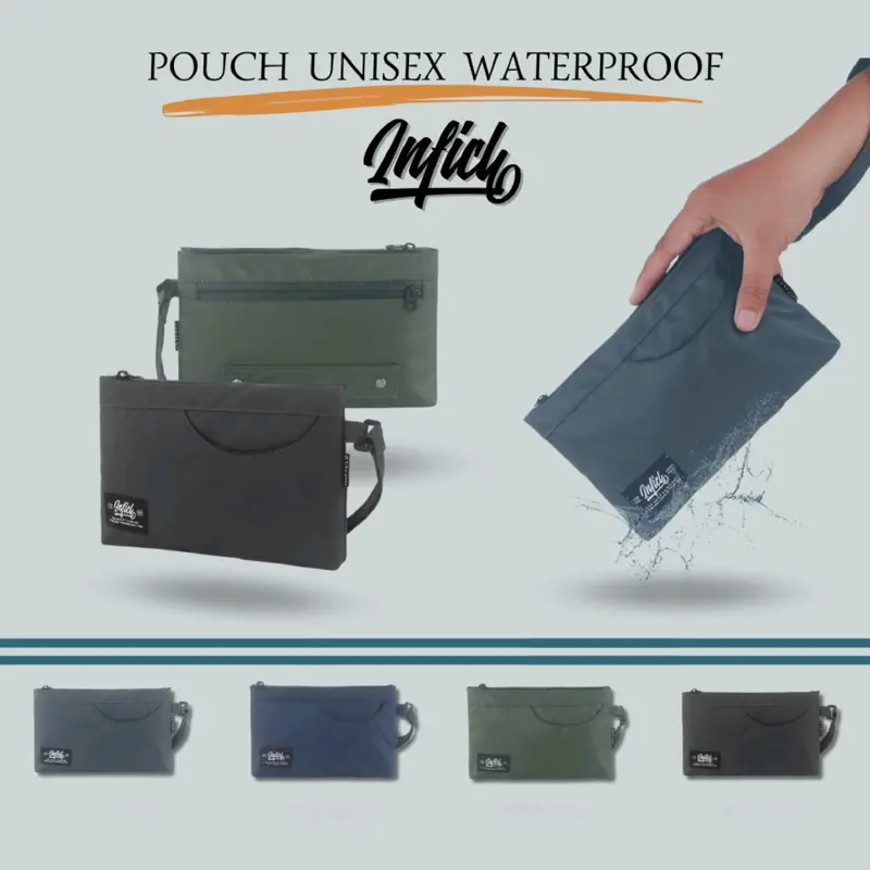 Handbag Pria Multifungsi - Tas Clutch Bag Stylish dengan Fitur Anti Air dan Bahan Premium 7