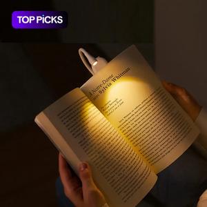 便利なブックマークライト、充電式LED読書灯、クリップ式読書灯、ベッドの読書目を保護するライト、ブックライト