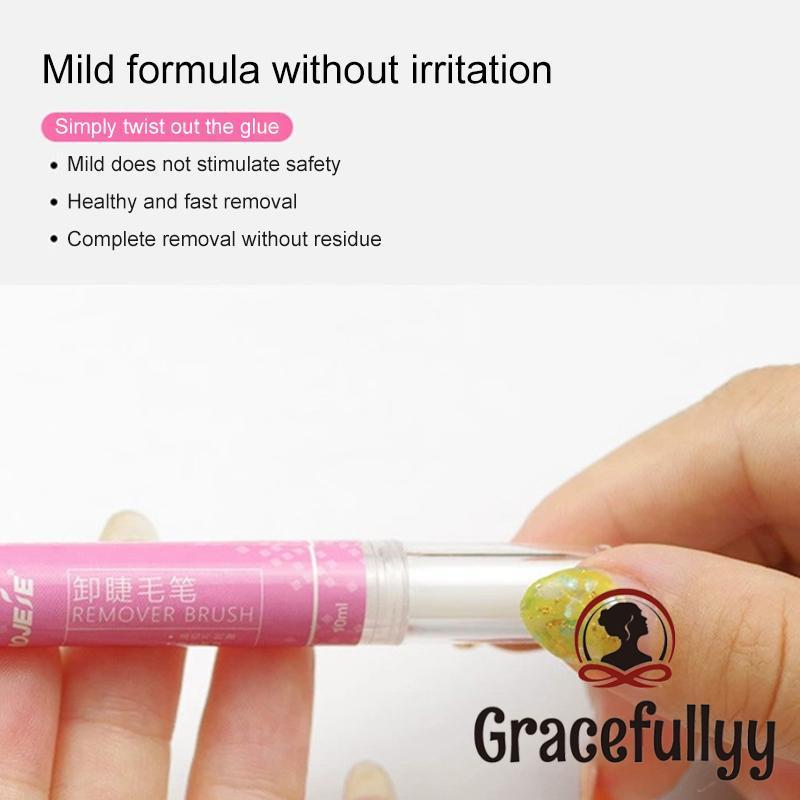 [COD]MOJEE Remover Eyelash Extension 10ml/ Eyelash Remover Brush/ Remover Brush Lem Bulu Mata/ Bulu Mata Lem Remover/ Remover Brush Lem Bulu Mata/ Pelepas Penghapus Lem Bulu Mata Ekstensi Eyelash Remover-GY 5