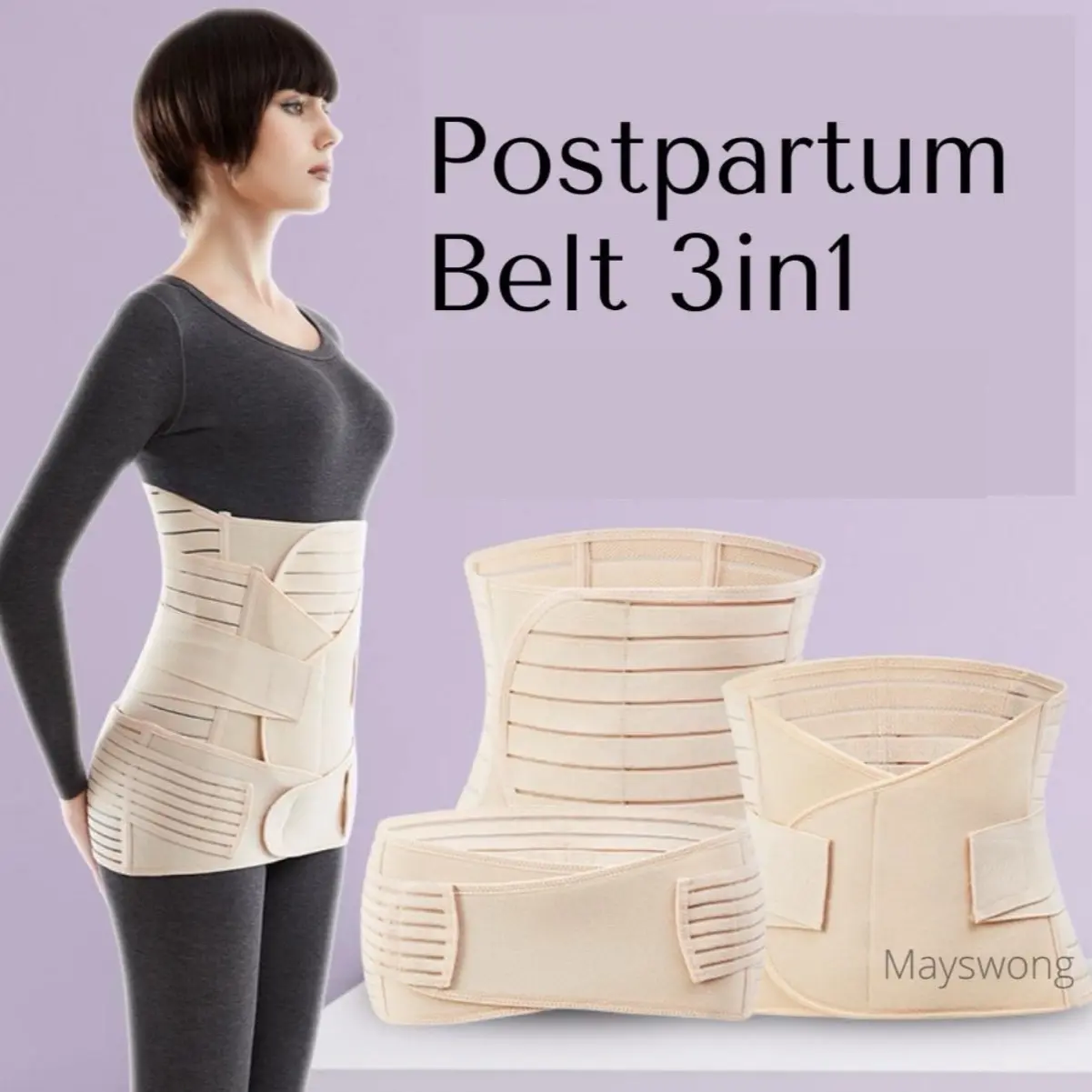 Korset Melahirkan 3in1 Postpartum Belt Premium Nyaman