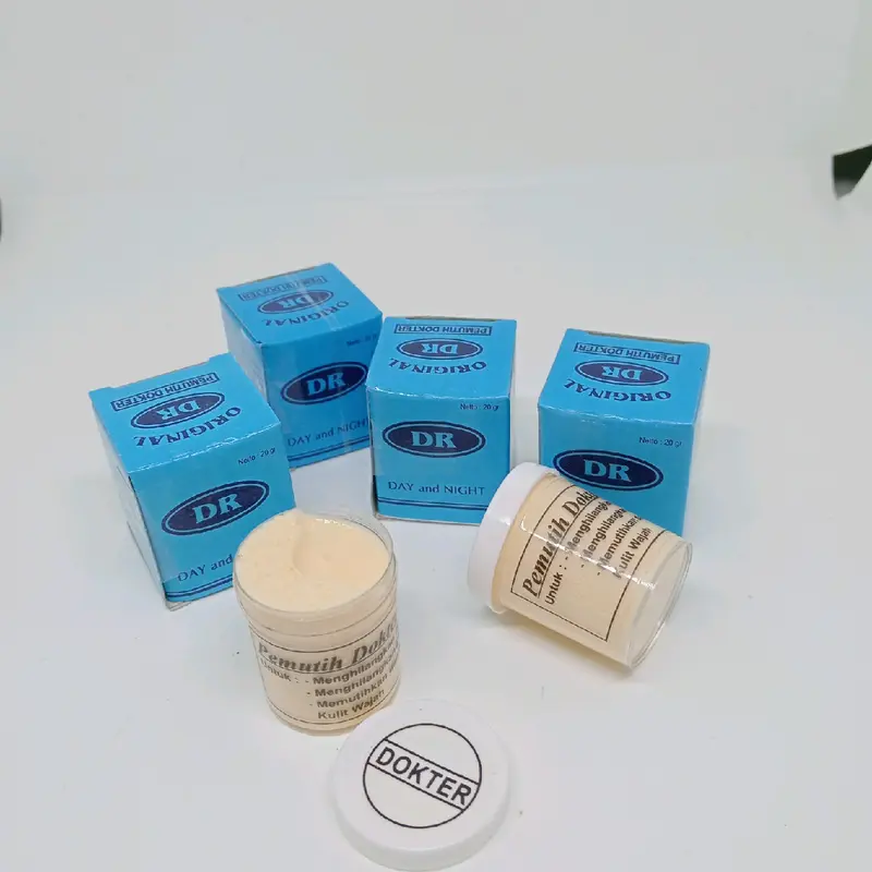 Krim Dr Biru Asli Siang Dan Malam Original Ecer Wajah Mencerahkan Mengencangkan 4