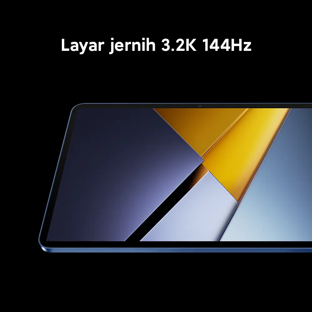POCO Pad X1 (8GB/512GB) | Layar jernih 3.2K 144Hz | Snapdragon 7+ Gen 3 | Baterai besar 8850mAh (typ) | Xiaomi HyperAI | Quad speaker dengan Dolby Atmos [Official Store]