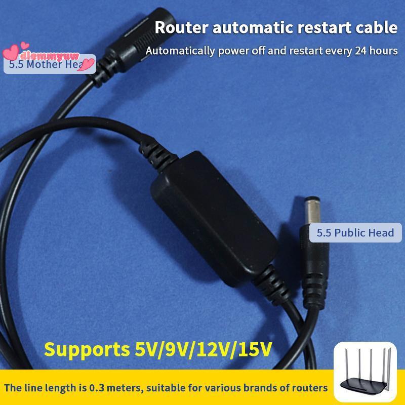 24h tự động tắt nguồn thiết lập lại DC 5V-15V Wifi Router rebooter Thời gian…