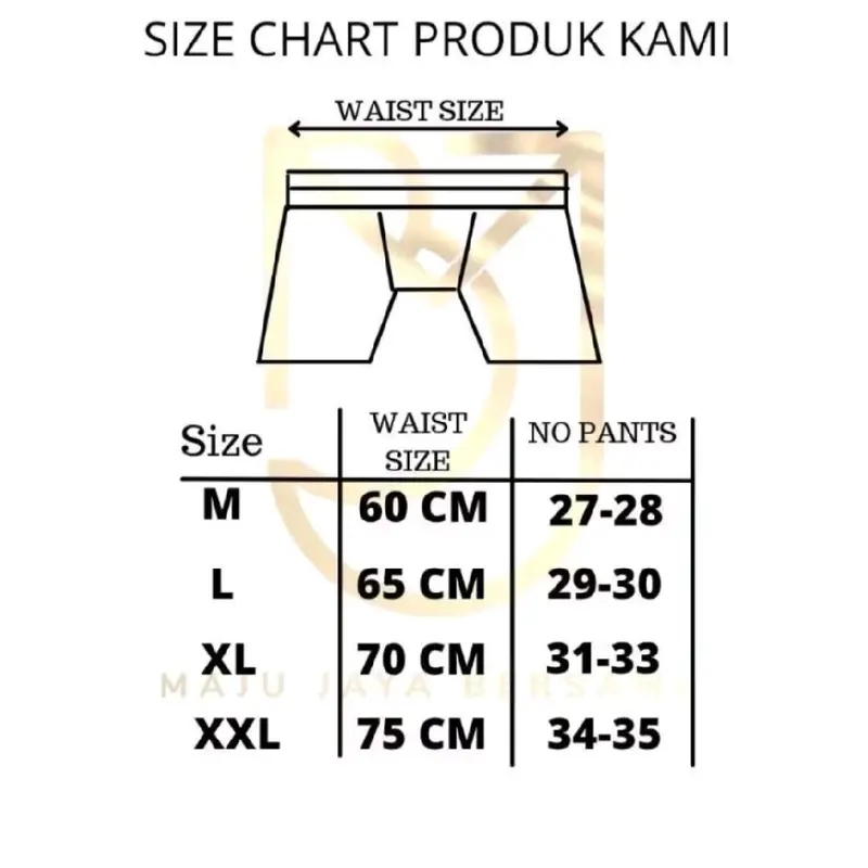 Celana Dalam Pria Dewasa Murah Cd Boxer Cd Becam ( isi 6 pcs ) SIZE.M.L.XL.XXL Katun Nyaman 7