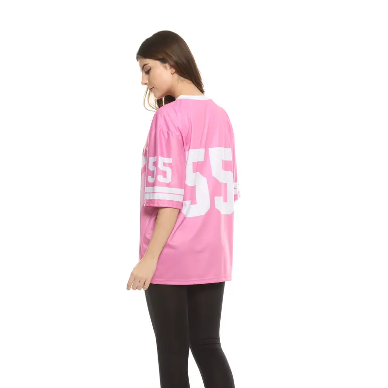 JERSIC JERSEY 55 Kaos Number series Oversize Pria Wanita Jersey OOTD Series Retro Vintage Y2k Korean Style Kpop Baseball Hockey Futsal Outfit Skena Baju Angka Huruf Nomor Aesthetic Pakaian Olahraga Sport 2