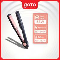 Gambar (Crazy Deal) Goto [COD] Ayrel Hair Straightener Styling Catokan Rambut Lurus Keriting - V02 BLACK dari Goto Living Kota Tangerang 5 Tokopedia
