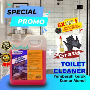 TOILET CLEANER FASTCLEAN CAIRAN PINK FASTKLIN Pembersih Kerak Kamar Mandi Isi 1 Liter
