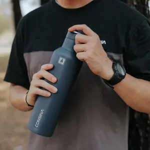CONSINA COLD & HOT TUMBLER 750ML BOTOL MINUM OLAHRAGA OUTDOOR TRAVEL GUNUNG 3 LAYER MATERIAL TAHAN PANAS DINGIN