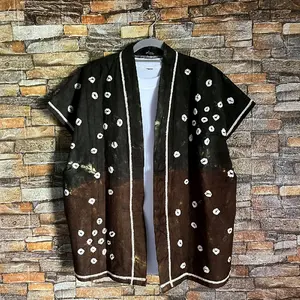 Size M - Dien By Dinar Kimono Outter Tenun Ikat Shibori 01