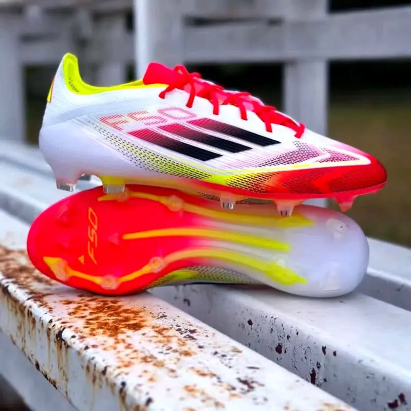 Sepatu Bola Adizero f50 red white black