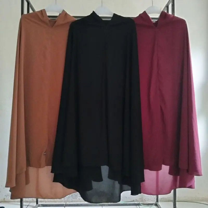 Jilbab non pet salur, jahitan rapi cocok digunakan acara formal dan informal 2
