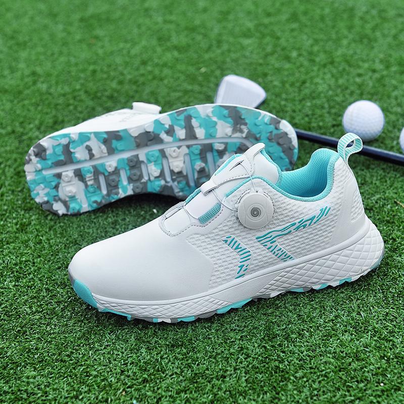 Product Introduction of Golf Shoes Men Waterproof Breathable Golf Sneakers Women Spikeless Sports Shoes Walking outdoor sport Golfing Footwear 2023 12