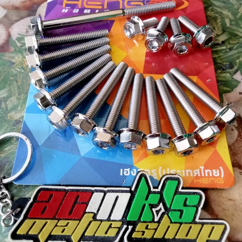 BAUT CVT BEAT SCOOPY VARIO 110 STAINLESS HENG ORIGINAL (17BAUT) 0