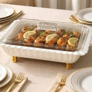 Tempat Prasmanan Cream Tutup Bening