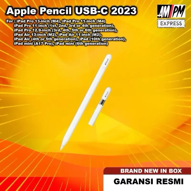 Apple Pencil USB C 2023 For iPad Type C 0