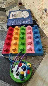 Product Review of Papan permainan pasak susun Mainan edukasi anak from K**a 2
