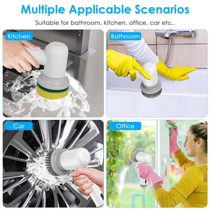 SULTHAN HITAM Electric Spin Scrubber USB Portable 2