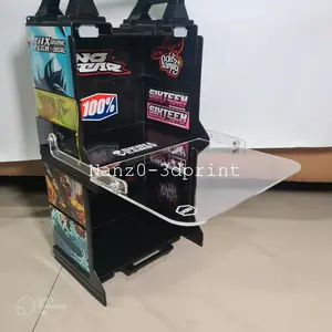 Meja Lipat Akrilik Pitbox Portable Pit Box 15424 95671 TMAC Aksesoris Perlengkapan Kotak Tamiya Mini 4WD - N3D