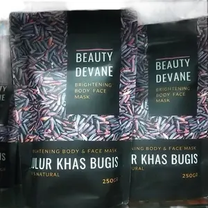 ￼2pcs  FEMMELIA Masker Badan Bedda Lotong khas bugis 250g // Lulur bugis